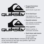 Sticker Master Peugeot Quicksilver Sticker Set - Sağ ve Sol 2’li Araç Stickerı (30 cm)