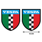 Sticker Master Vespa İtalyan Şerit Tasarımlı Dayanıklı Etiket – 10 Cm – 2 Adet Sticker Master
