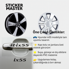 Sticker Master Hyundai ix55 Kapı Kolu ve Jant Sticker Seti – 10 Adet