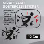 Sticker Master Yakıt Göstergesi Sticker – Mizahi Depo Kapağı Etiketi