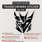 Sticker Master Transformers Sticker 20 Cm – Tarafını Seç!
