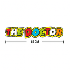 Sticker Master The Doctor Motor, Kask, Laptop, Araba, Oto Araç İçin Dayanıklı Etiket Decal 15 Cm