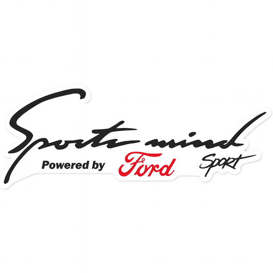 Sticker Master Ford Sport Mind Oto Araç & SUV Sticker - Sportif Tasarım - 30 Cm