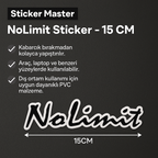 Sticker Master No Limit Sticker – 15 cm Sınır Tanımayan Tasarım Etiketi