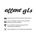 Sticker Master Hyundai Accent GLS Sticker