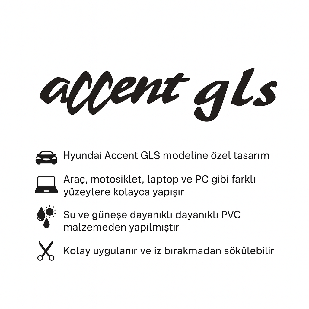 Sticker Master Hyundai Accent GLS Sticker