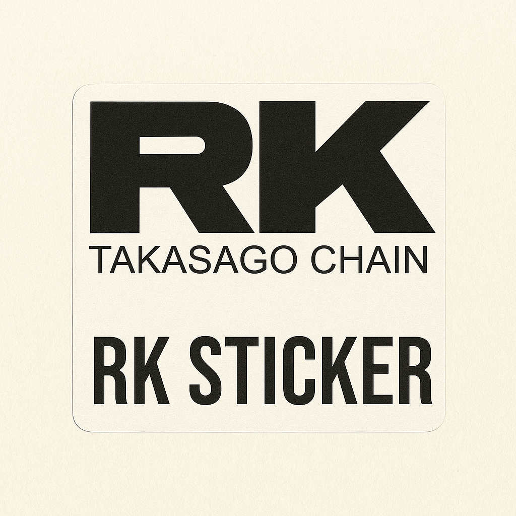 Sticker Master RK Takasago Chain Sticker - 12 Cm | Motor, Kask, Laptop, Araba, Oto Araç İçin