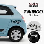 Sticker Master Twingo Sticker – Dayanıklı Vinil Etiket (Araba, Kask, Laptop)