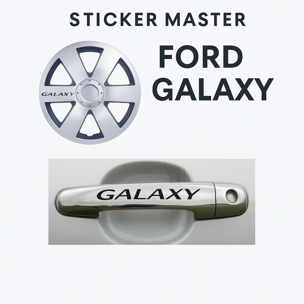 Sticker Master Ford Galaxy Kapı Kolu Jant Sticker - 10 Adet