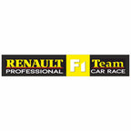 Sticker Master Renault F1 Professional Car Race Sticker – 15 cm Dayanıklı Yarış Temalı Etiket