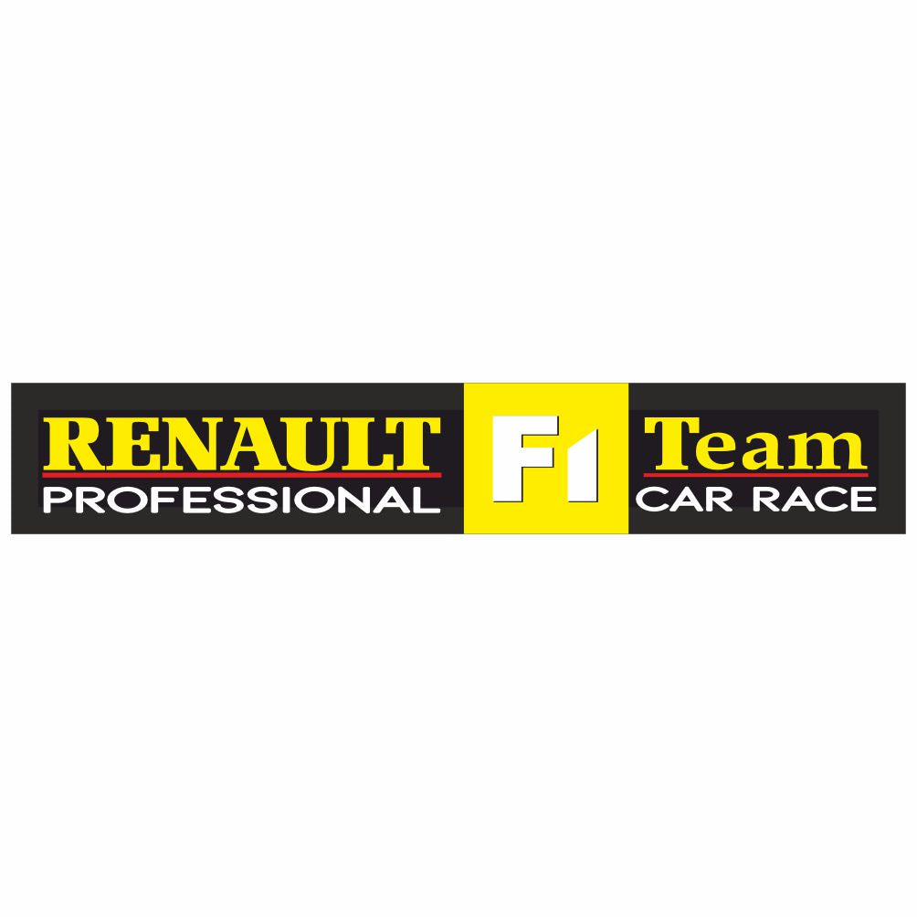 Sticker Master Renault F1 Professional Car Race Sticker – 15 cm Dayanıklı Yarış Temalı Etiket