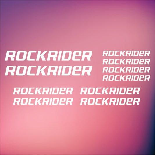Sticker Master Rockrider Bisiklet Sticker Set Etiket
