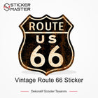 Vespa Uyumlu Vintage Route 66 Sticker