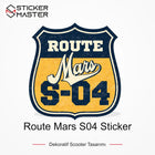Vespa Uyumlu ROU9 Route Mars S04 Sticker
