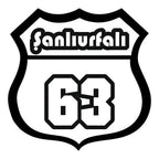 Sticker Master Şanlıurfalı 63 Sticker – Araba, Laptop, Kask, Motor İçin Dayanıklı Etiket 12 Cm