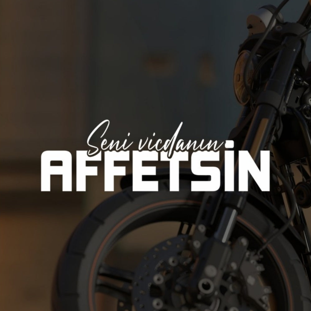 Sticker Master Seni Vicdanın Affetsin Sticker – 20 × 6 cm Beyaz Vinil | Araç, Kask, Laptop Uyumlu