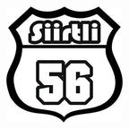 Sticker Master Siirtli 56 Sticker - Araba, Laptop, Kask, Defter İçin Dayanıklı Etiket - 12 Cm