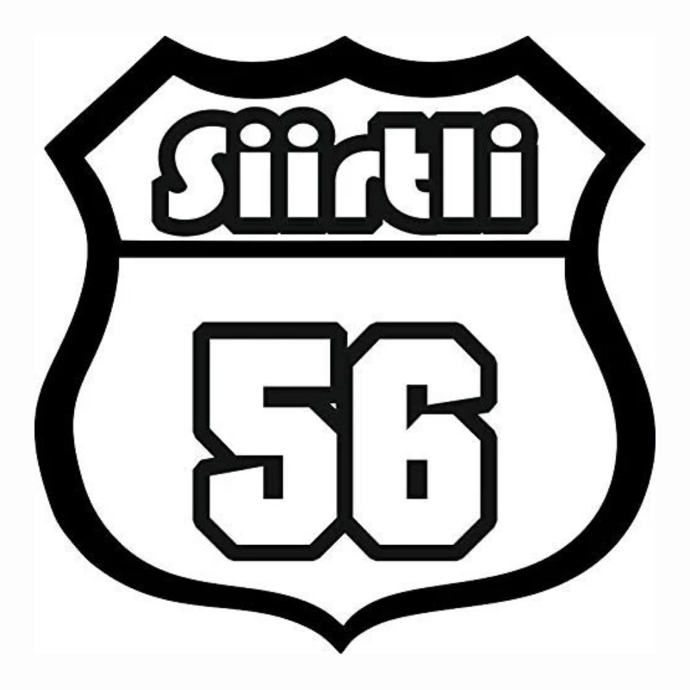 Sticker Master Siirtli 56 Sticker - Araba, Laptop, Kask, Defter İçin Dayanıklı Etiket - 12 Cm