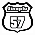 Sticker Master Sinoplu 57 Sticker - Araba, Laptop, Motor ve Kask İçin Dayanıklı Etiket (15 cm)