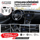 Toyota Corolla Hybrid 2017 Uyumlu İç Mekân Kaplama Sticker Seti
