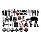 Sticker Master Star Wars Set Galaktik Kahramanlar Sticker Seti – Uzay Temalı 24’lü Özgün Koleksiyon Çıkartmaları