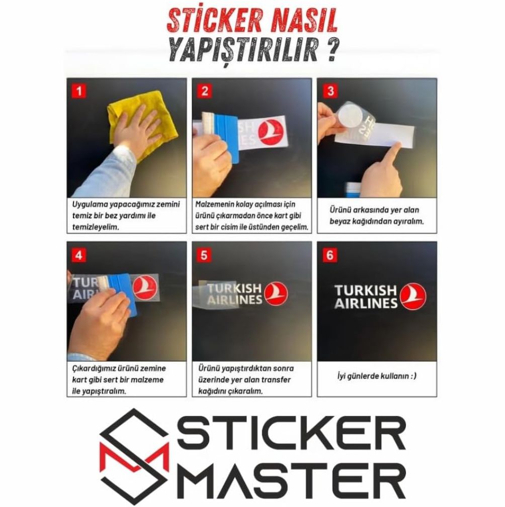 Sticker Nasıl Yapıştırılır