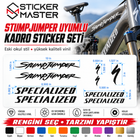 Specialized Stumpjumper Uyumlu Bisiklet Kadro Sticker Seti | 9 Parça