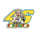 Sticker Master The Doctor 46 Motor, Kask, Laptop, Araba, Oto Araç İçin Dayanıklı Etiket Decal 15 Cm