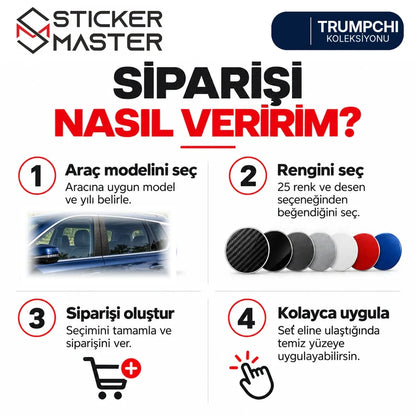 Trumpchi model yıl ve renk desen seçimi sipariş rehberi