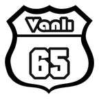 Sticker Master Vanlı 65 Sticker – 12 cm Plaka Tasarımlı Yerel Etiket