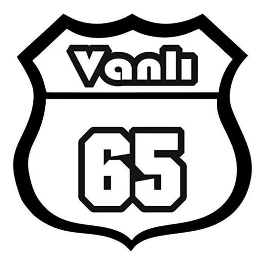 Sticker Master Vanlı 65 Sticker – 12 cm Plaka Tasarımlı Yerel Etiket