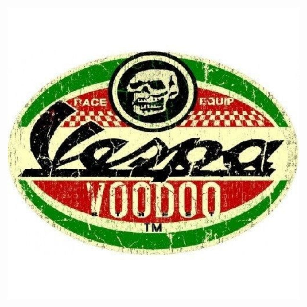 Sticker Master Vespa Old Motor, Kask, Laptop, Araba, Oto Araç İçin Dayanıklı Etiket Decal 12 Cm