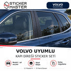 Volvo Uyumlu Kapı Direği Sticker Seti | 12 Model/Yıl