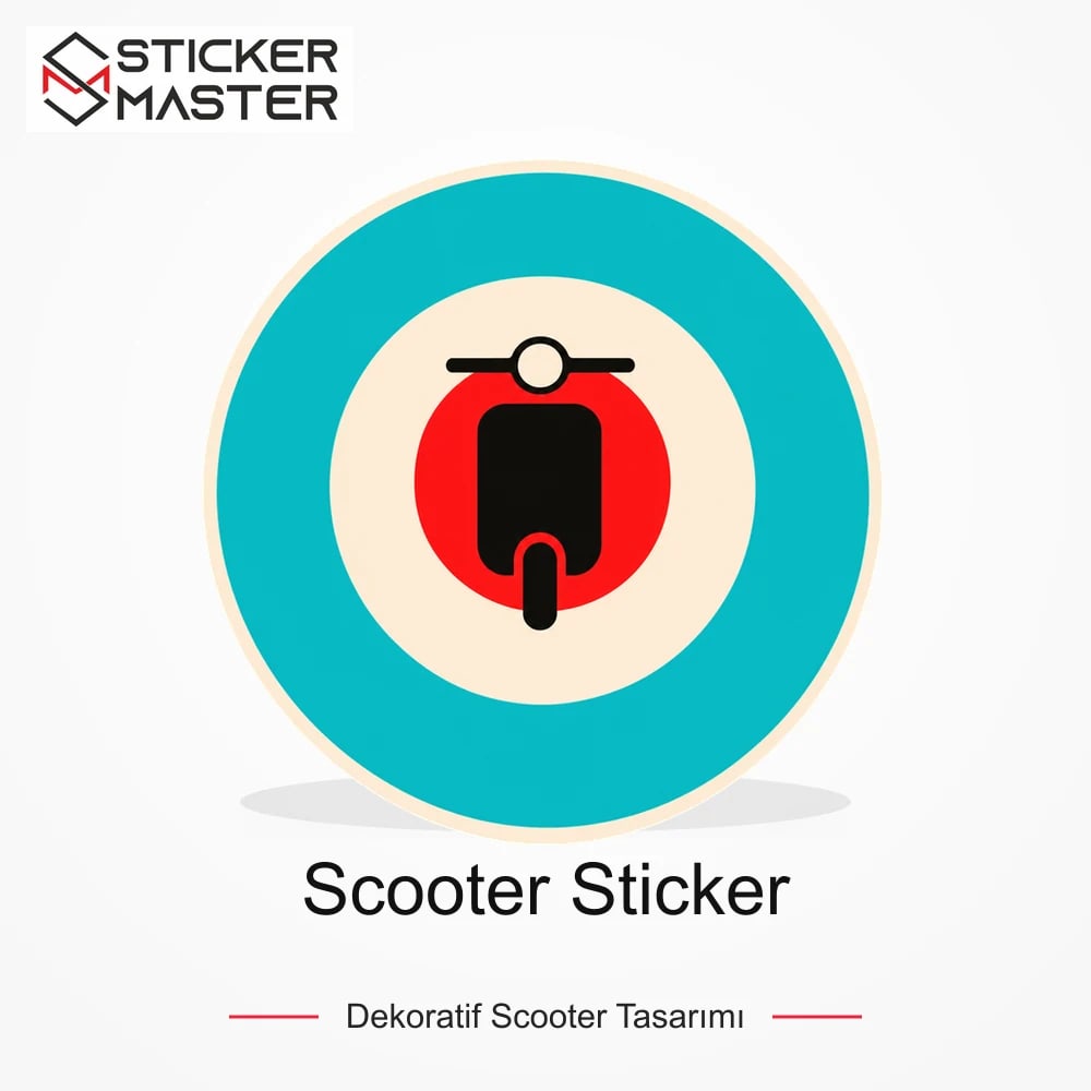 Vespa Uyumlu Scooter Sticker VSP21 ana ürün görseli - Sticker Master