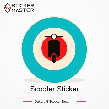 Vespa Uyumlu Scooter Sticker VSP21 ana ürün görseli - Sticker Master