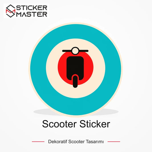 Vespa Uyumlu Scooter Sticker VSP21 ana ürün görseli - Sticker Master