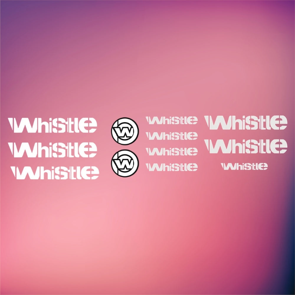 Sticker Master Whistle Bisiklet Sticker Set Etiket