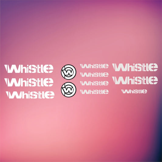 Sticker Master Whistle Bisiklet Sticker Set Etiket