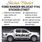 Sticker Master Ford Ranger Wildcat Oto Araç Sticker Etiket 50 Cm - 2 Adet