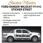 Sticker Master Ford Ranger Wildcat Oto Araç Sticker Etiket 50 Cm - 2 Adet