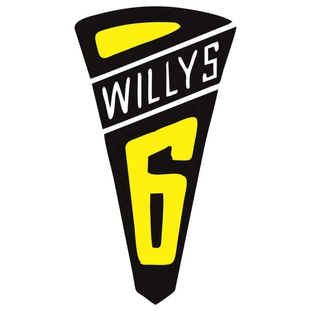 Sticker Master Willys 6 Retro Rozet Sticker – 15 cm