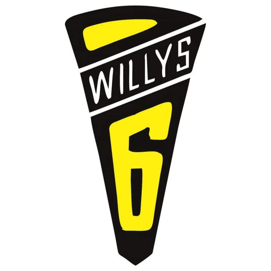 Sticker Master Willys 6 Retro Rozet Sticker – 15 cm