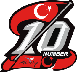 Sticker Master 10 Numara Bayrak Sticker etiket çıkartma oto moto