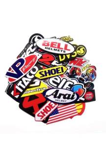 Sticker Master 40 pcs/set cartoon stickers motorcycle motorcycle helmet for laptop skateboard