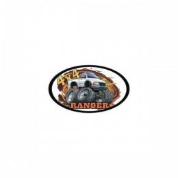 Sticker Master 4X4 Off Road Ranger Sticker etiket çıkartma oto