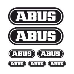 Sticker Master Abus Sponsor Set Etiket Çıkartma Oto Motor Araba