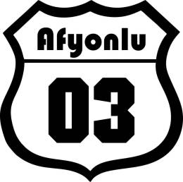 Sticker Master Afyonlu 03 Oto Sticker etiket çıkartma oto motor