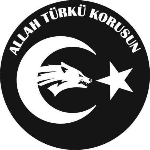 Sticker Master Allah Türkü Korusun Sticker Etiket Çıkartma Oto Motor Pc - 0