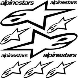 Sticker Master Alpinestars Sponsor Set Sticker 3 etiket çıkartma