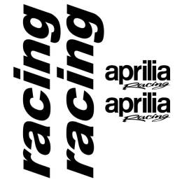 Sticker Master Aprilia Racing Set 4 etiket çıkartma oto motor